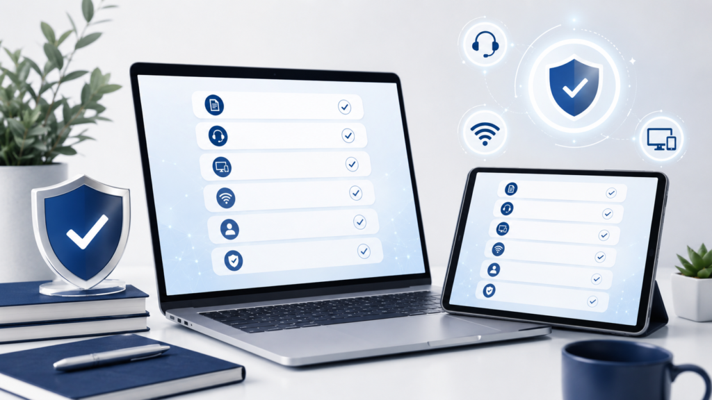 Checklist IPTV légal pour vérifier conditions, support, compatibilité et connexion